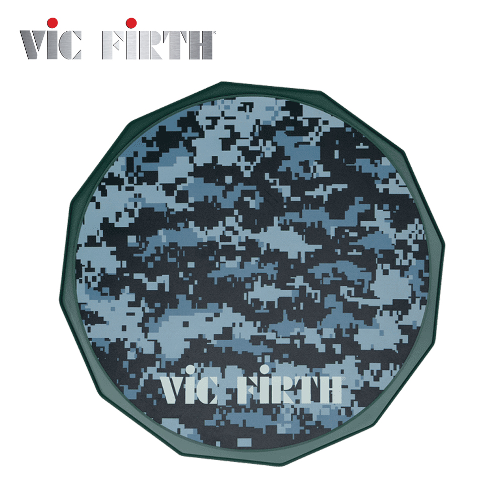 Vic Firth 디지털 카모 연습 패드 사이즈 2종 (6",12") VXPPDC